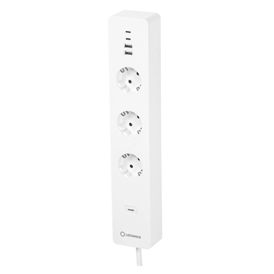 Picture of Pagarinātājs Ledvance Smart WiFi 3-viet. 1.5m ar USB