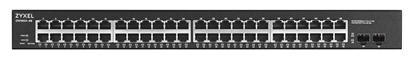 Изображение Zyxel GS1900-48-EU0102F network switch L2 Gigabit Ethernet (10/100/1000) Black