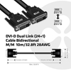 Picture of CLUB3D DVI-D Dual Link (24+1) Cable Bidirectional M/M 10m/32.8ft 28AWG