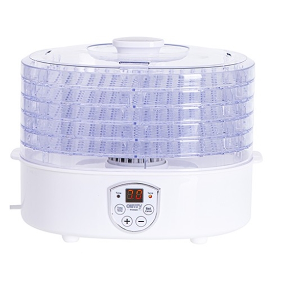 Изображение Camry | Food Dehydrator | CR 6659 | Power 240 W | Number of trays 5 | Temperature control | Integrated timer | White