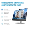 Picture of HP E27m G4 QHD Charging Conferencing Monitor - 27" 2560x1440 QHD 300-nit 75Hz AG, IPS, USB-C(65W)/HDMI/DisplayPort Daisy-Chain, 4x USB-A, speakers, 5MP webcam, RJ-45 LAN, height adjustable/tilt/swivel/pivot, 3 years