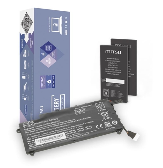 Изображение Bateria do HP Pavilion X360 11-N 3800 mAh (29 Wh) 7.4 - 7.6 Volt