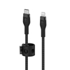 Picture of Belkin Flex Lightning/USB-C 15W 3m mfi. cert. black CAA011bt3MBK