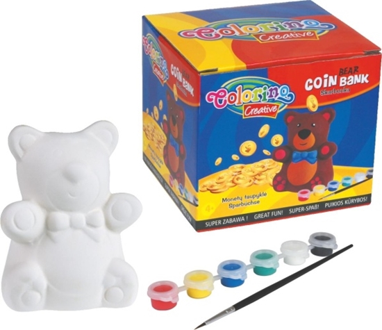 Picture of Colorino Creative Bear coin bank