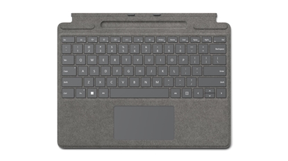 Picture of Microsoft Surface Typecover Alcantara with pen storage/ Without pen Platinum Pro 8 & X & 9