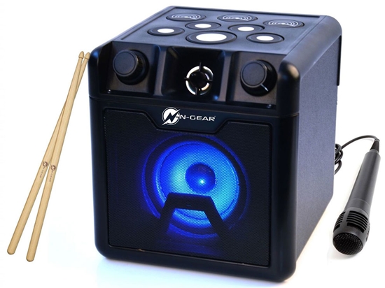 Picture of Kolumna N-gear N-Gear Bluetooth Speaker Drum Block 420 Mik/Drumsticks schwa