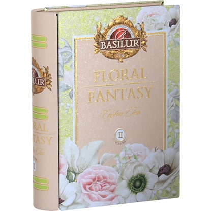 Изображение Tēja zaļā Tea Book Floral Fantasy 2, metāla kārbā 100g