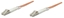 Attēls no Intellinet Fibre Optic Patch Cable, Duplex, Multimode, LC/LC, 50/125 µm, OM2, 3m, LSZH, Orange