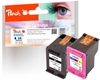 Picture of Peach PI300-808 ink cartridge 2 pc(s) High (XL) Yield Black, Cyan, Magenta, Yellow