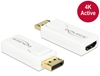 Picture of Delock Adapter Displayport 1.2 male  HDMI female 4K Active white