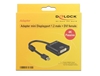 Picture of Delock Adapter mini Displayport 1.2 male  DVI female 4K Passive black