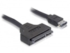 Picture of Delock Cable eSATApd 12 V > SATA 22 pin 2.5 / 3.5 HDD 0.5 m