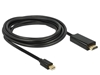 Picture of Delock Cable mini Displayport 1.3 male  HDMI-A male 3 m