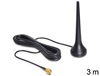 Picture of Delock GSM Quadband Antenna SMA 2 dBi Omnidirectional With Magnetic Stand Fixed Black Outdoor