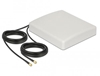 Picture of Delock LTE MIMO Antenna 2 x SMA Plug 8 dBi directional with connection cable RG-58 5 m white outdoor