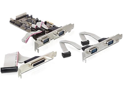 Picture of Delock PCI Express Card  4 x Serial, 1 x Parallel