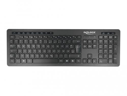 Picture of Delock USB Keyboard 2.4 GHz wireless black - Silent