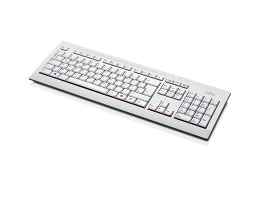 Изображение Fujitsu KB521 keyboard USB German, English Grey