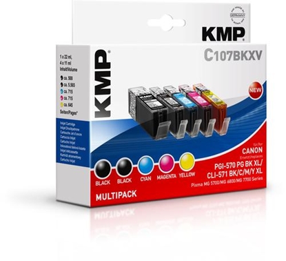 Изображение KMP C107BKXV Multipack comp. with Canon PGI-570/CLI-571 XL