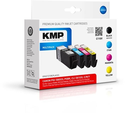 Изображение KMP C110V Multipack comp. with Canon PGI-580/CLI-581 XXL