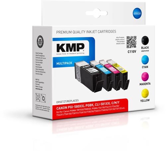 Picture of KMP C110V Multipack comp. with Canon PGI-580/CLI-581 XXL