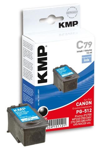 Picture of KMP C79 ink cartridge black compatible with Canon PG-512