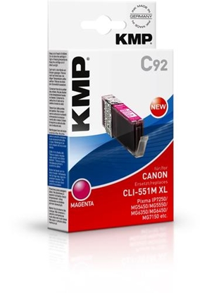 Picture of KMP C92 ink cartridge magenta comp. with Canon CLI-551 M XL