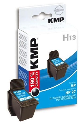 Picture of KMP H13 ink cartridge black compatible with HP C 8727 AE