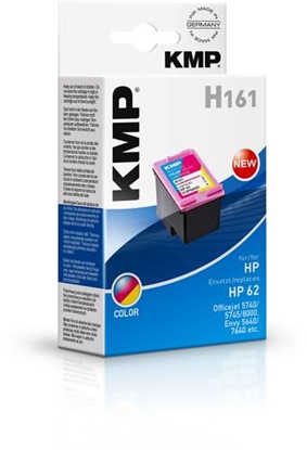 Attēls no KMP H161 ink cartridge 3-colours compatible mit HP C2P06AE No. 62