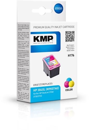 Attēls no KMP H175CX ink cartridge color compatible mit HP N9K07AE 304 XL