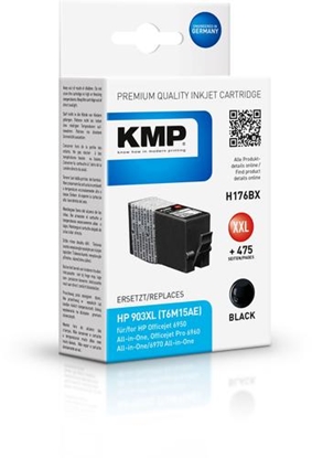 Attēls no KMP H176BX ink cartridge black compatible mit HP T6M15AE 903XXL