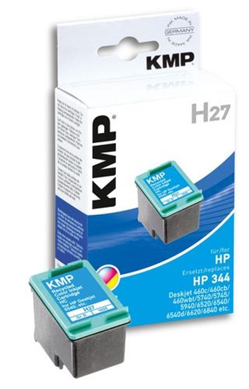 Picture of KMP H27 ink cartridge color compatible with HP C 9363 E