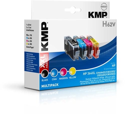 Изображение KMP H62V Promo Pack BK/C/M/Y compatible with HP No. 364 XL