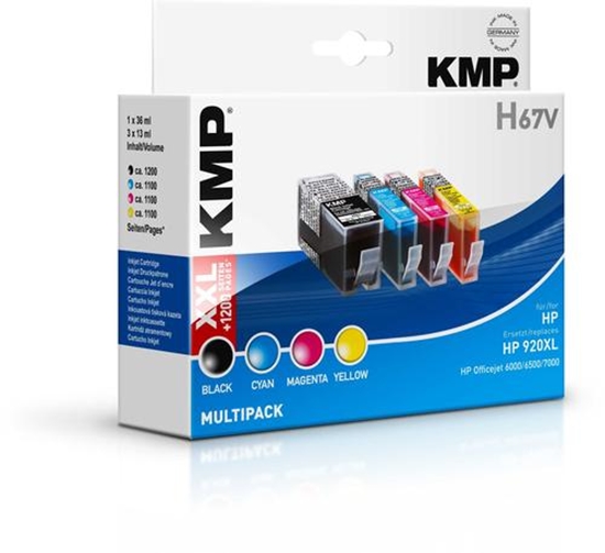 Picture of KMP H67V Multipack BK/C/M/Y compatible with HP No. 920 XL