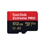 Изображение Atmiņas karte Sandisk Extreme PRO microSDXC 512GB + SD Adapter 