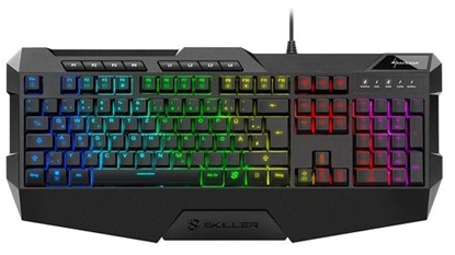 Изображение Sharkoon Skiller SGK4 Gaming Keyboard QWERTZ wired rubberdome black