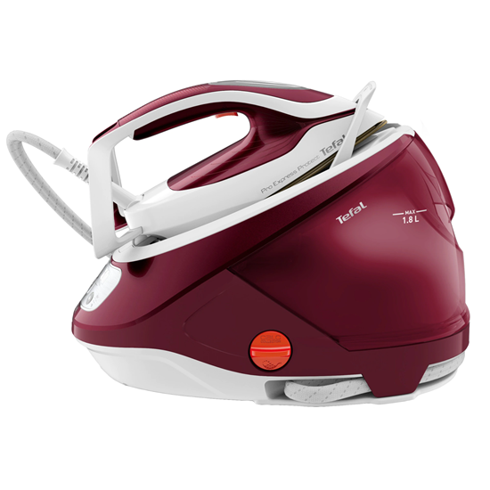 Изображение TEFAL | Ironing System Pro Express Protect | GV9220E0 | 2600 W | 1.8 L | Auto power off | Vertical steam function | Calc-clean function | Red