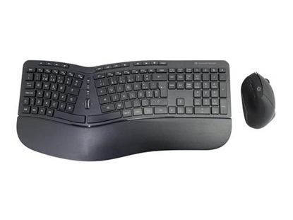 Picture of Conceptronic ORAZIO ERGO Wireless Ergonomic Keyboard & Mouse Kit, Portuguese layout