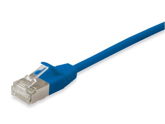 Picture of Equip Cat.6A F/FTP Slim Patch Cable, 10m, Blue