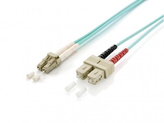 Picture of Equip LC/SC Fiber Optic Patch Cable, OM3, 1.0m