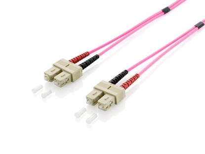 Attēls no Equip SC/SC Fiber Optic Patch Cable, OM4, 15m