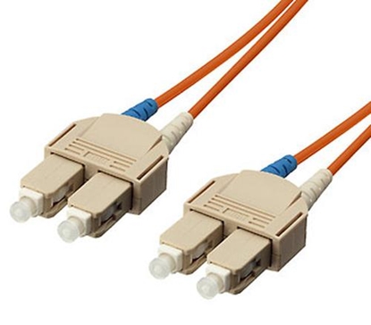 Attēls no Equip SC/SC Fiber Optic Patch Cord- OM1/OM2, 1.0m , 62.5/125µ