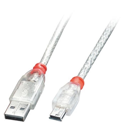 Attēls no Lindy USB 2.0 Cable A/mini-B 5m