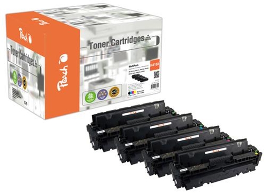 Picture of Peach PT707 toner cartridge 4 pc(s) Black, Cyan, Magenta, Yellow