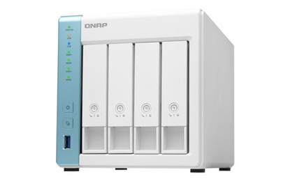 Attēls no QNAP TS-431K NAS Tower Ethernet LAN Blue, White Alpine AL-214