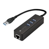 Picture of HUB USB Techly 1x RJ-45  + 3x USB-A 3.0 (IDATA-USB-ETGIGA-3U2)