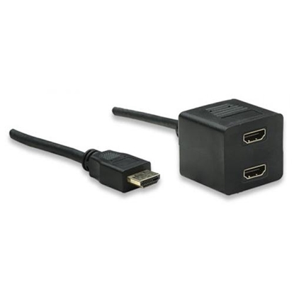 Picture of Techly Splitter 2x HDMI (ICOC HDMI-F-002)