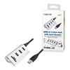 Изображение HUB USB LogiLink 1x SD  + 3x USB-A 3.0 (CR0045)