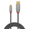 Изображение Lindy 3m USB 2.0 Type A to Micro-B Cable, Cromo Line