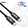 Picture of CLUB3D USB4 Gen3x2 Type-C Bi-Directional Cable 8K60Hz, Data 40Gbps, PD 240W(48V/5A) EPR M/M 1m / 3.28ft